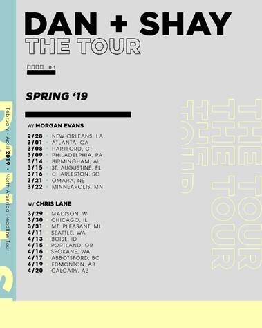 Tour Dates and Locations